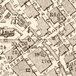 Uppsala (Upsala) city map, 1911