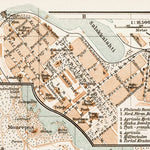 Viipuri (Viborg) city center map, 1929