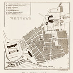 Vadstena city map, 1899