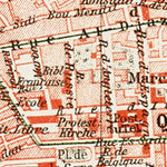 Tunis (تونس) city map, 1913