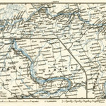 Volga River from Nizhny Novgorod to Simbirsk map, 1914
