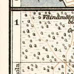 Vyborg (Выборгъ, Viipuri, Wiborg) city map, 1914