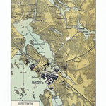 Vyborg (Выборгъ, Viipuri, Wiborg) and nearer environs map, 1913