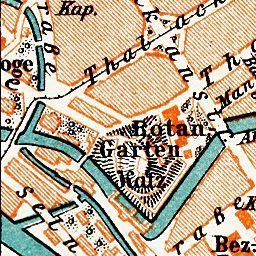 Zürich city map, 1909