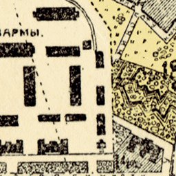 Willmanstrand (Вильманстрандъ, now Lappeenranta) town plan (in Russian), 1913