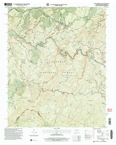 Bald River Falls, TN-NC (2003, 24000-Scale) Preview 1