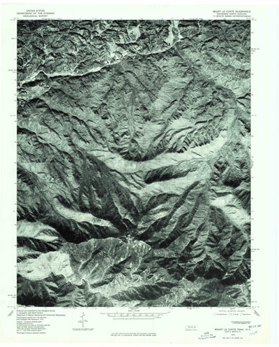 Mount Le Conte, TN-NC (1976, 24000-Scale) Preview 1