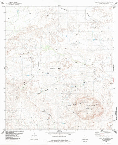Agua Fria Mountain, TX (1983, 24000-Scale) Preview 1