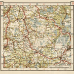 Estonian Road Map, Plate 11: Rapla. 1938