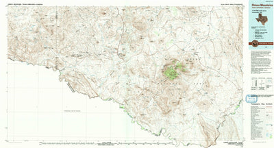 Chisos Mountains, TX (1985, 100000-Scale) Preview 1