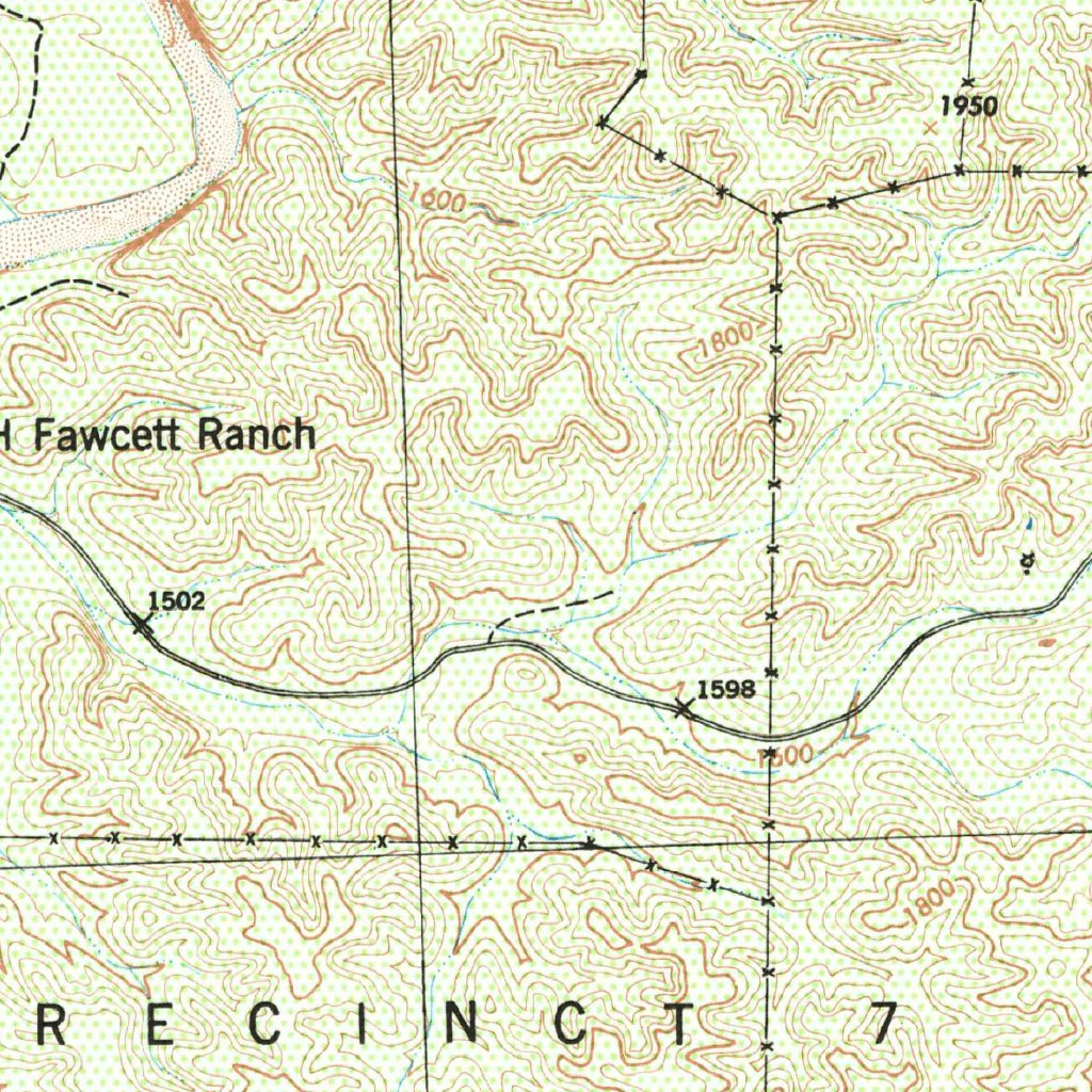 Dry Devil, TX (1944, 62500-Scale) Map by United States Geological ...