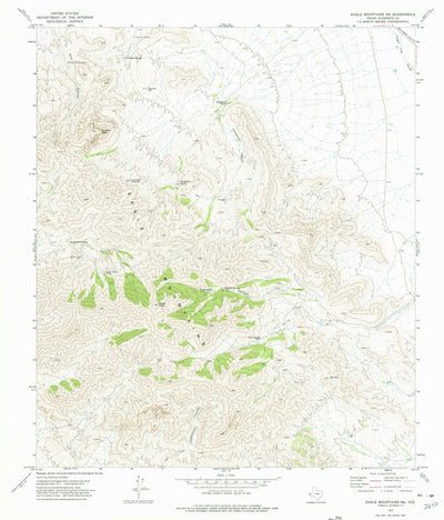 Eagle Mountains NE, TX (1972, 24000-Scale) Preview 1