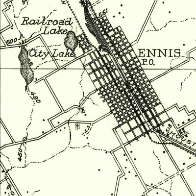 Ennis, TX (1956, 62500-Scale) Preview 3