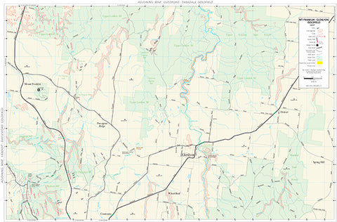 Mt Franklin-Glenlyon Gold Map