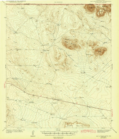 San Antonio Mountain, TX (1943, 62500-Scale) Preview 1
