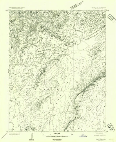 Mexican Hat SE, UT (1952, 24000-Scale) Preview 1