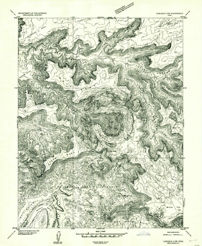 Upheaval Dome, UT (1952, 24000-Scale) Preview 1