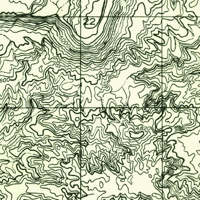Monitor Butte, UT (1952, 24000-Scale) Preview 3