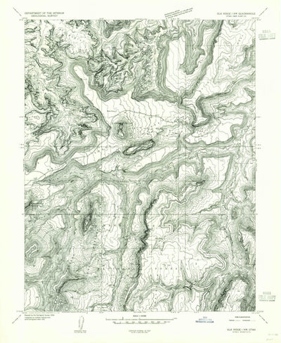 Cathedral Butte, UT (1954, 24000-Scale) Preview 1