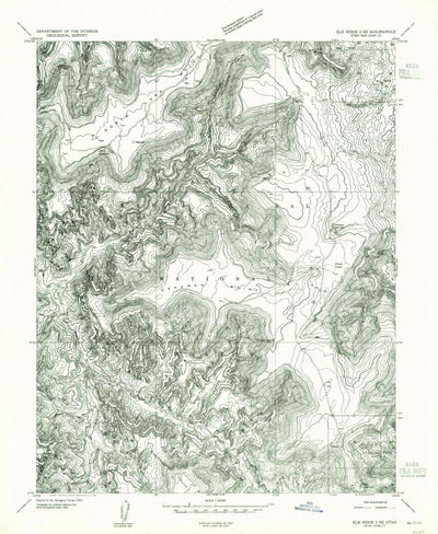 Poison Canyon, UT (1954, 24000-Scale) Preview 1