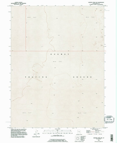 Granite Peak SW, UT (1993, 24000-Scale) Preview 1