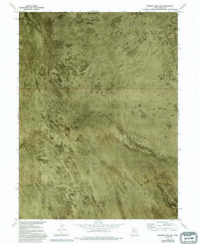 Granite Peak SW, UT (1973, 24000-Scale) Preview 1