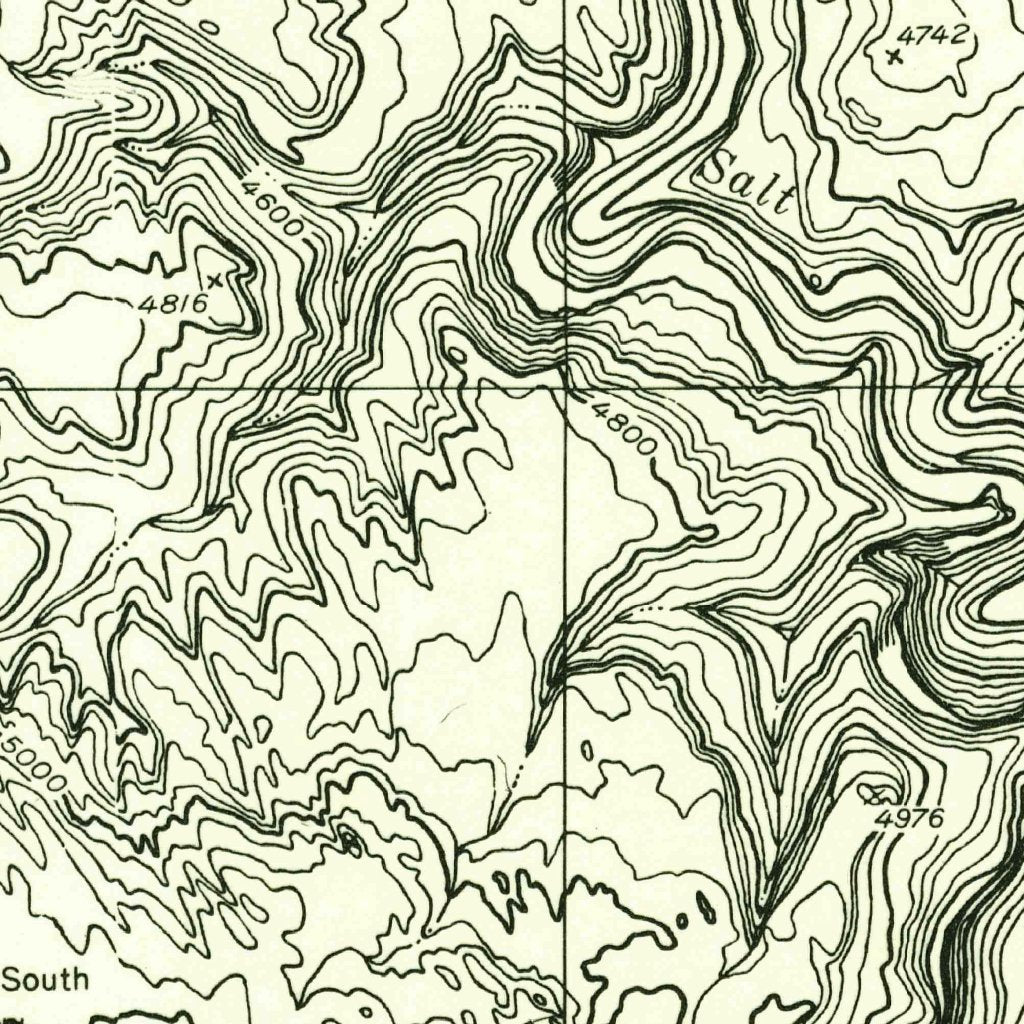 The Windows Section, UT (1959, 24000-Scale) Map by United States ...