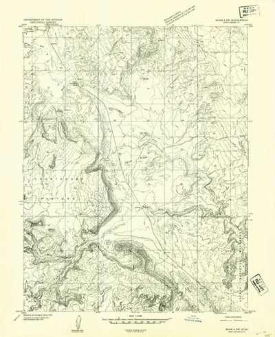 Merrimac Butte, UT (1952, 24000-Scale) Preview 1