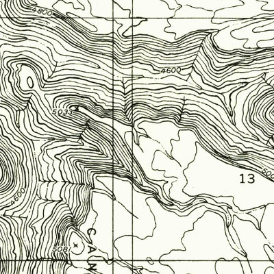 No Mans Mesa South, UT-AZ (1952, 24000-Scale) Preview 3