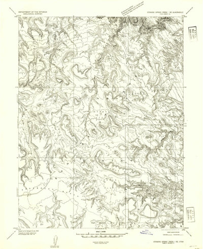 Drowned Hole Draw, UT (1954, 24000-Scale) Preview 1
