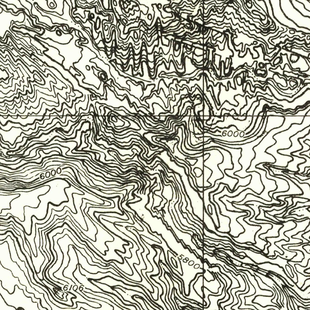 Hunt Draw, UT (1954, 24000-Scale) Map by United States Geological ...