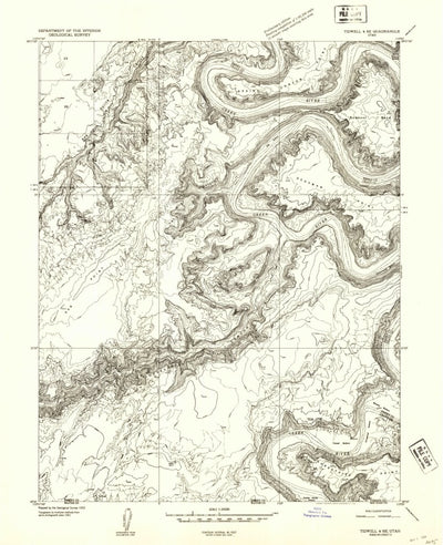 Bowknot Bend, UT (1952, 24000-Scale) Preview 1