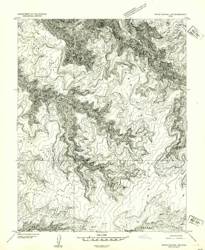 Bowdie Canyon East, UT (1954, 24000-Scale) Preview 1