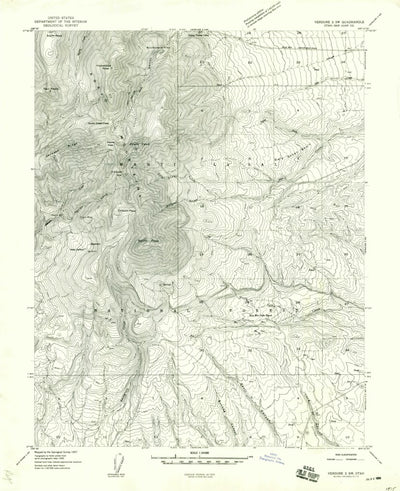 Abajo Peak, UT (1958, 24000-Scale) Preview 1