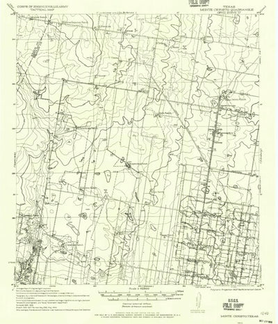 Monte Christo, TX (1940, 62500-Scale) Preview 1