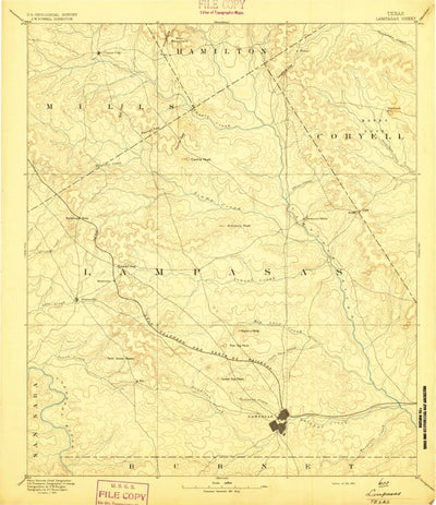 Lampasas, TX (1894, 125000-Scale) Preview 1