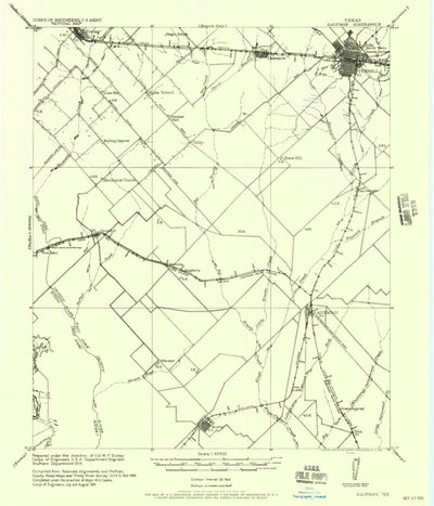 Kaufman, TX (1956, 62500-Scale) Preview 1