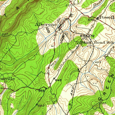 Covesville, VA (1935, 62500-Scale) Preview 2
