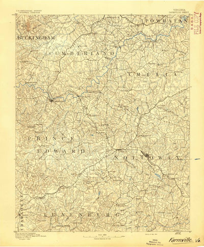 Farmville, VA (1891, 125000-Scale) Preview 1