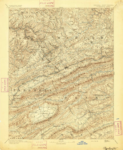 Pocahontas, VA-WV (1894, 125000-Scale) Preview 1