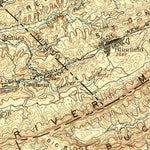 United States Geological Survey Pocahontas, VA-WV (1894, 125000-Scale) digital map