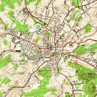 Staunton, VA (1944, 62500-Scale) Preview 3
