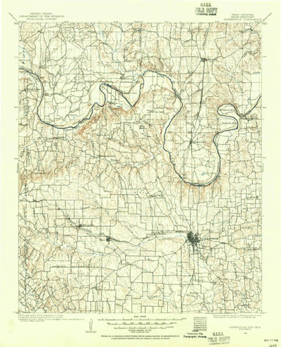 Gainesville, TX-OK (1902, 125000-Scale) Preview 1