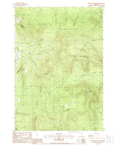 Seneca Mountain, VT (1988, 24000-Scale) Preview 1