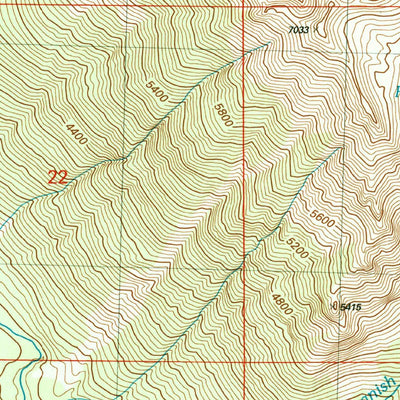 Chiwaukum Mountains, WA (2004, 24000-Scale) Preview 3