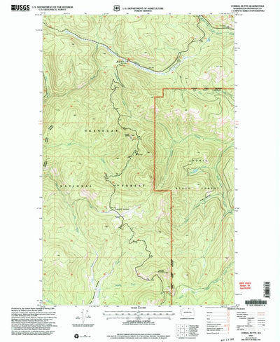 Corral Butte, WA (2001, 24000-Scale) Preview 1