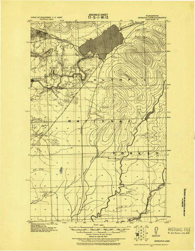Quinault Lake, WA (1921, 62500-Scale) Preview 1