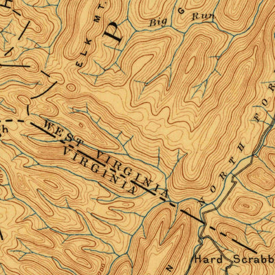 Beverly, WV-VA (1892, 125000-Scale) Preview 3