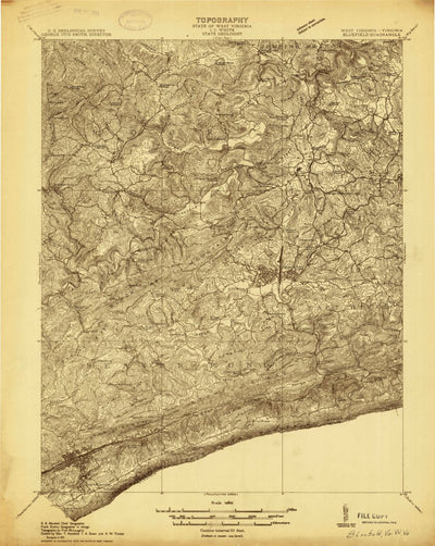 Bluefield, WV-VA (1913, 48000-Scale) Preview 1