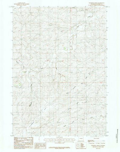 Thompson Draw, WY (1984, 24000-Scale) Preview 1